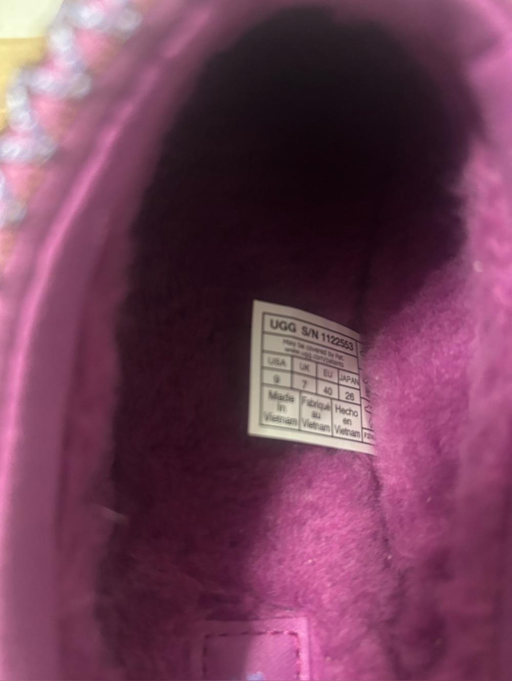 UGG Tazz Slip-On Slipper — Mangosteen - Picture 9 of 17
